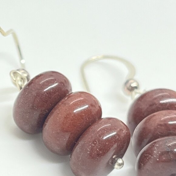 JAY KING DTR DESSERT ROSE TRADING RED GENUINE STONE 925 STERLING SILVER EARRINGS - Picture 11 of 14